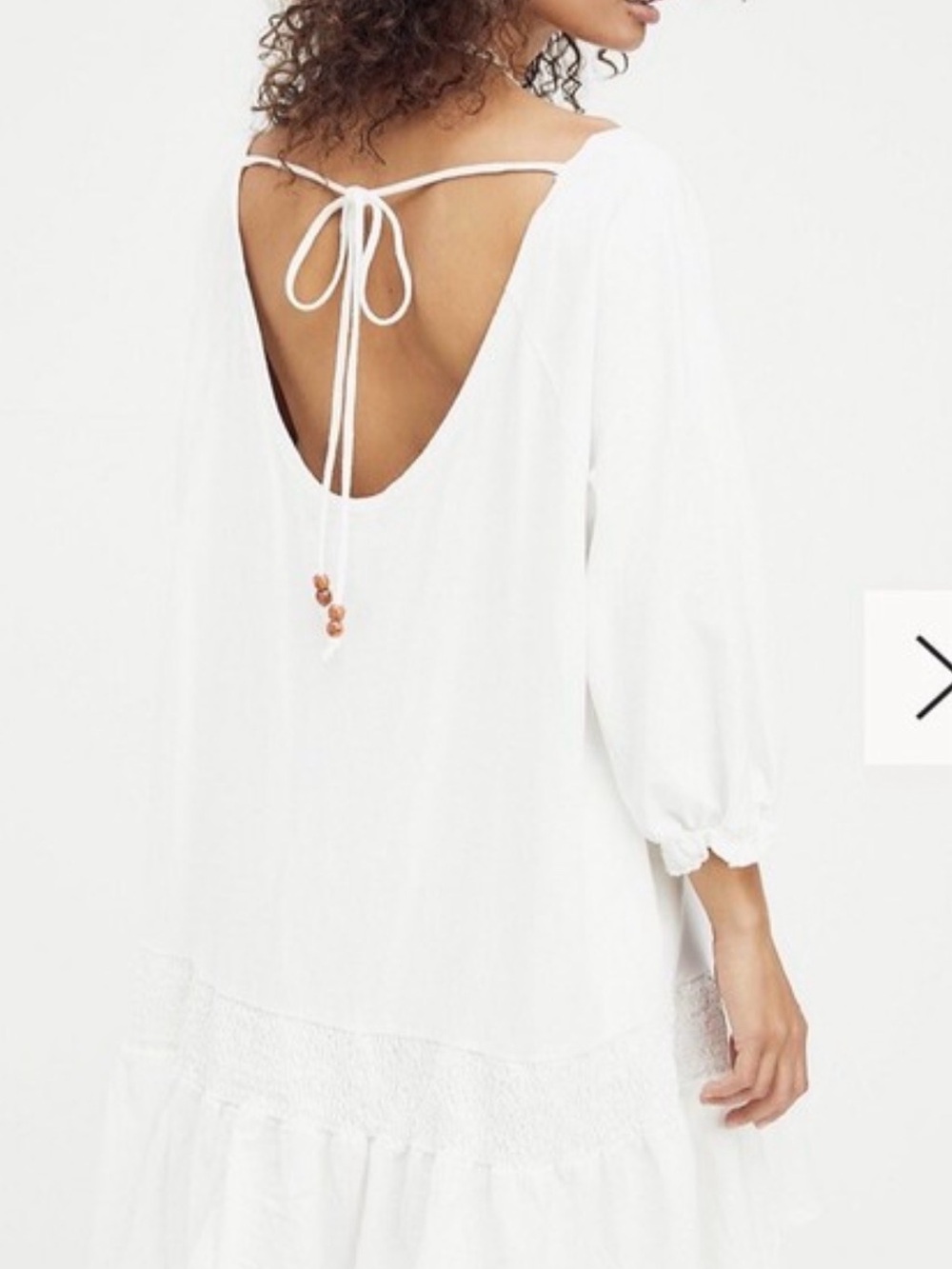 Free People Beach Jenny dress in cream
Size S